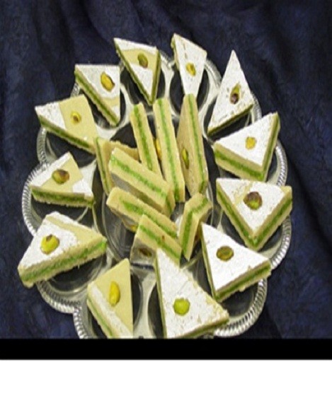 Katli (Kaju),Sweets, Indian Sweets (Mithai) Badam Kaju Katli