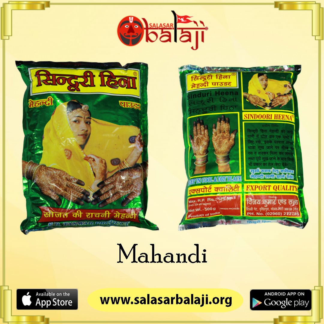 Sinduri Mehndi (Hina), Natural Blend Of Henna Leaves,Pure And Natural Mehndi Powder
